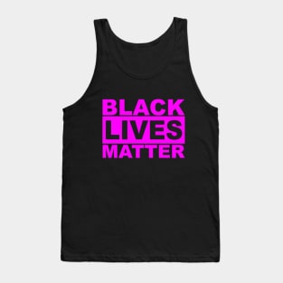 Black Lives Matter Logo (Pink) Tank Top